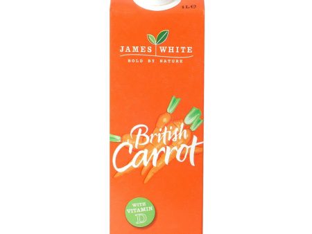 James White British Carrot Juice with added Vitamin D 1L Tetra Online Hot Sale