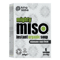 King Soba Org Miso Soup with Edamame Beans 60g Online