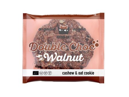 Kookie Cat Cookie Double choc & Walnuts 55 g cookie For Cheap