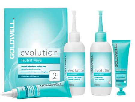 Evolution Neutral Wave Typ 2 zestaw do ondulacji lotion bazowy 60ml + lotion aktywujący 100ml + utrwalacz 20ml + kuracja pośrednia 30ml For Sale