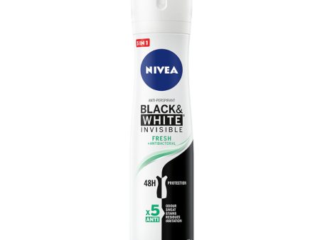 Black&White Invisible Fresh antyperspirant spray 150ml Supply