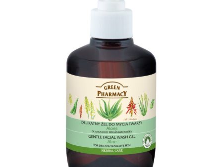 Gentle Facial Wash Gel żel do mycia twarzy dla suchej i wrażliwej skóry Aloes 270ml Online Hot Sale