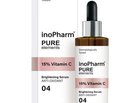 Pure Elements 15% Vitamin C Brightening Serum serum do twarzy z 15% witaminą C 30ml Fashion