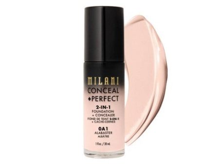 Conceal + Perfect 2-in-1 Foundation + Concealer kryjący podkład do twarzy 0A1 Alabaster 30ml on Sale