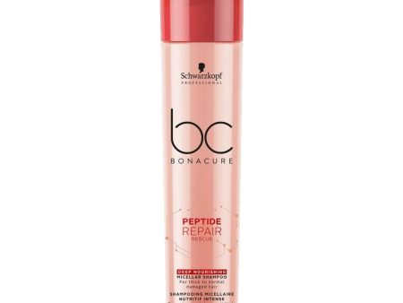 BC Bonacure Peptide Repair Rescue Shampoo regenerujący szampon do włosów zniszczonych 250ml Sale