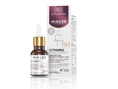 Vitamins Philosophy wzmacniające serum do twarzy i szyi No.1005 15ml on Sale