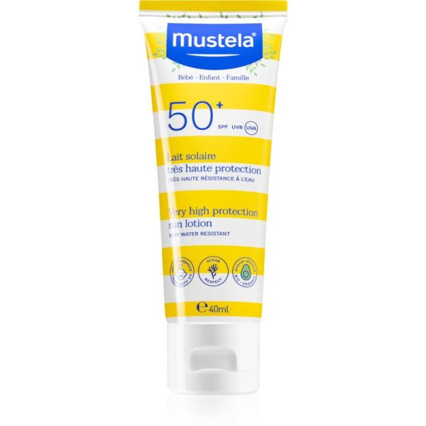 SPF50 Mineral Sunscreen Lotion przeciwsłoneczne mleczko do skóry wrażliwej 40ml Cheap