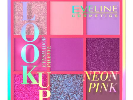 Look Up paleta 9 cieni do powiek Neon Pink 10.8g Supply