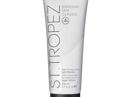 Gradual Tan Classic Daily Firming Lotion ujędrniający balsam stopniowo budujący opaleniznę Light Medium 200ml Hot on Sale