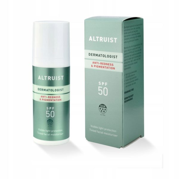 Dermatologist Anti-Redness & Pigmentation SPF50 krem przeciwsłoneczny wyrównujący koloryt 50ml For Sale