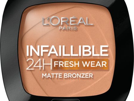 Infaillible 24H Fresh Wear Soft Matte Bronzer matujący bronzer do twarzy 250 Light 9g Online