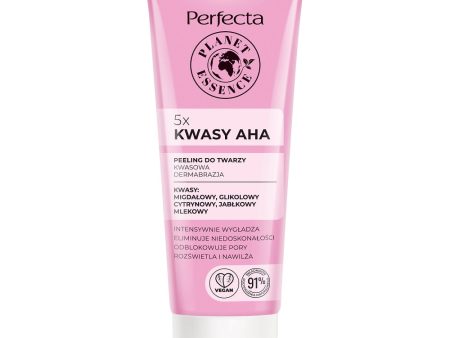 Planet Essence kwasowa dermabrazja peeling do twarzy 5x Kwasy AHA 75ml Online Sale