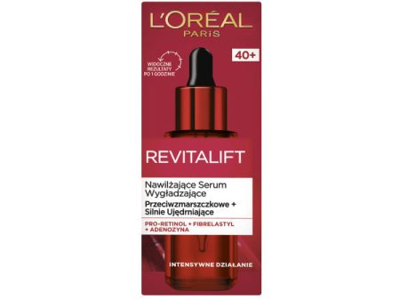 Revitalift 40+ nawilżające serum wygładzające przeciwzmarszczkowe + silnie ujędrniające 30ml Fashion