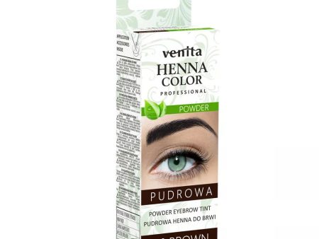 Henna Color Powder pudrowa henna do brwi 4.0 Brown 4g For Sale