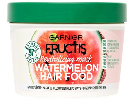 Fructis Watermelon Hair Food rewitalizująca maska do włosów cienkich 390ml Supply