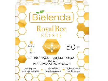 Royal Bee Elixir 50+ liftingująco-ujędrniający krem przeciwzmarszczkowy na dzień i noc 50ml For Discount