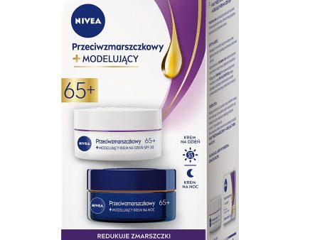 Zestaw Przeciwzmarszczkowy+Modelujący krem na dzień SPF30 65+ 50ml + krem na noc 65+ 50ml Online now