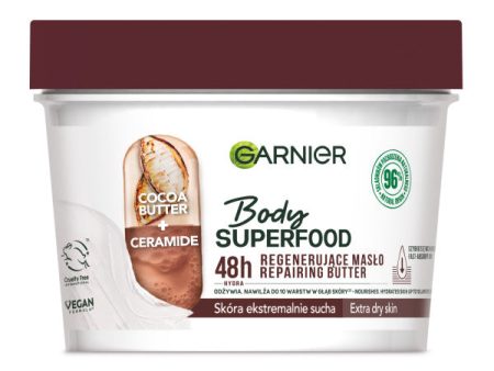 Body Superfood Cocoa regenerujące masło z masłem kakaowym i ceramidami 380ml For Cheap