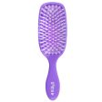 Hair Brush szczotka do włosów średnioporowatych wzbogacona olejem z pestek śliwki Fioletowa Online Hot Sale