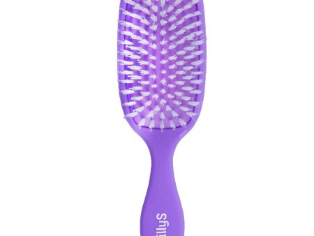 Hair Brush szczotka do włosów średnioporowatych wzbogacona olejem z pestek śliwki Fioletowa Online Hot Sale