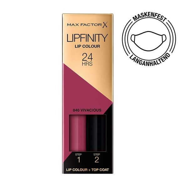 Lipfinity Lip Colour dwufazowa pomadka w płynie o długotrwałym efekcie 040 Vivacious Online Sale