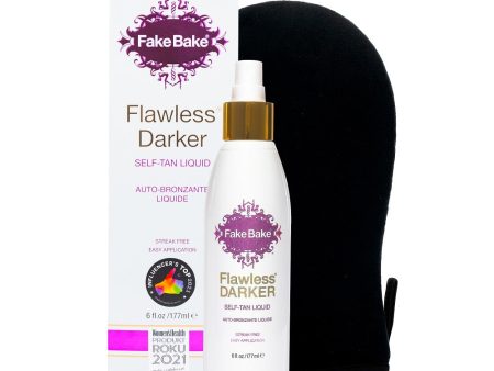 Flawless Darker Self-Tan Liquid samoopalacz w płynie 177ml + rękawica Sale