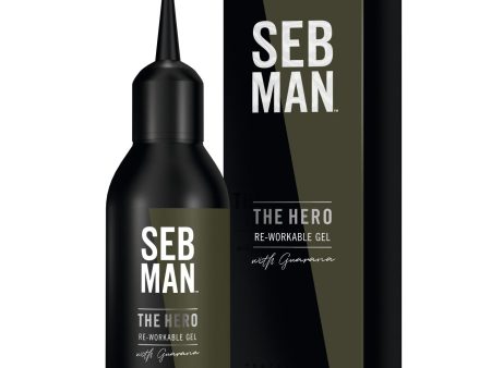 The Hero Re-Workable Gel elastyczny żel do układania włosów 75ml on Sale