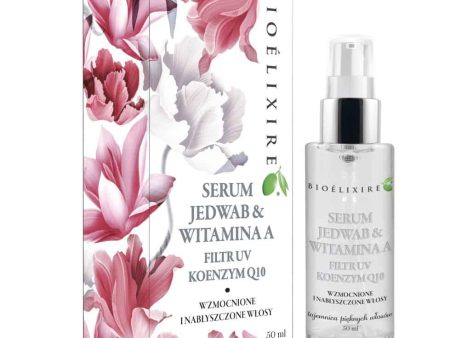 Jedwab & Witamina A wzmacniające serum do włosów wzbogacone o filtr UV i koenzym Q10 50ml Online