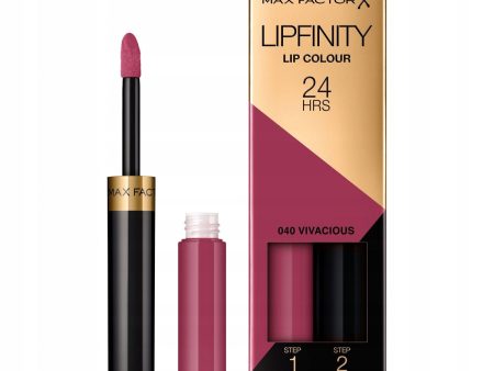 Lipfinity Lip Colour dwufazowa pomadka w płynie o długotrwałym efekcie 040 Vivacious Online Sale