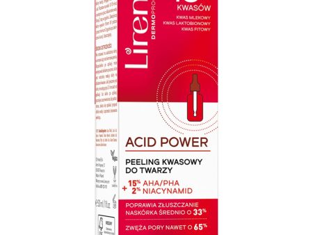 Acid Power peeling kwasowy do twarzy 30ml For Cheap