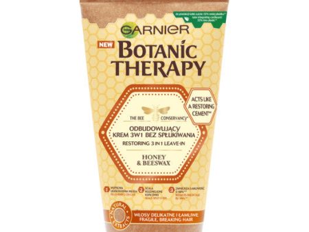 Botanic Therapy Honey&Beeswax odbudowujący krem 3w1 bez spłukiwania Miód i Wosk Pszczeli 150ml Discount