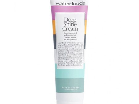 Deep Shine Cream nabłyszczający krem do stylizacji z naturalnym jedwabiem odbudowujący włosy 150ml For Cheap