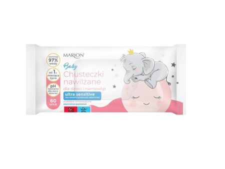 Baby chusteczki dla dzieci Ultra Sensitive 60szt Online now