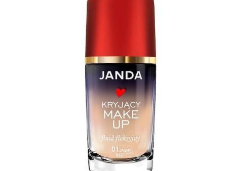 Kryjący Make Up fluid fleksyjny 01 Jasny Beż 30ml For Cheap