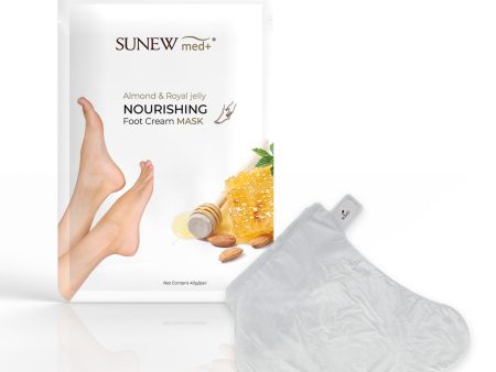 Nourishing Foot Cream Mask nawilżająca maska do stóp w formie skarpetek Migdał i Mleczko Pszczele on Sale