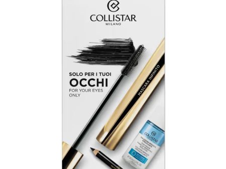 Zestaw Mascara Infinito tusz do rzęs Extra Nero 11ml + Matita Kajal Pencil kredka do oczu Black 1.2ml + Two Phase Make-Up Removing Solution 35ml Discount