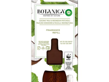 Botanica wkład do elektrycznego odświeżacza Mleczko Kokosowe & Paczula Indonezyjska 19ml Online Sale