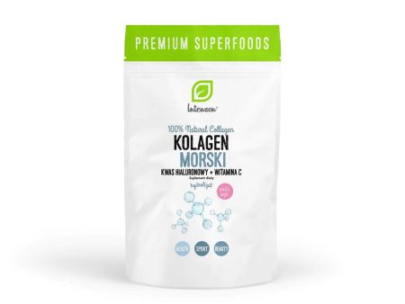 Kolagen morski + Kwas hialuronowy + Witamina C suplement diety 60g Discount