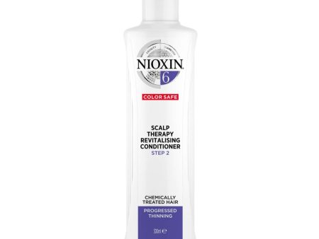 System 6 Scalp Therapy Revitalising Conditioner odżywka do włosów poddanych zabiegom chemicznym znacznie przerzedzonych 300ml Hot on Sale