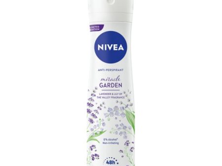 Miracle Garden antyperspirant w spray u Lawenda i Lilia 150ml For Cheap