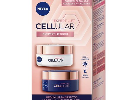 Cellular Expert Lift zestaw krem anti-age na dzień SPF30 50ml + krem anti-age na noc 50ml For Discount