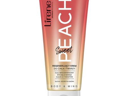 Body & Mind regenerujący krem do ciała i twarzy Sweet Peach 200ml Online Sale