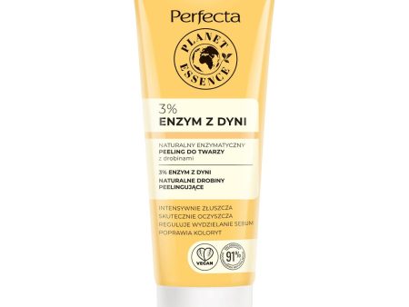 Planet Essence naturalny enzymatyczny peeling do twarzy z drobinkami 3% Enzym z Dyni 75ml Online Sale