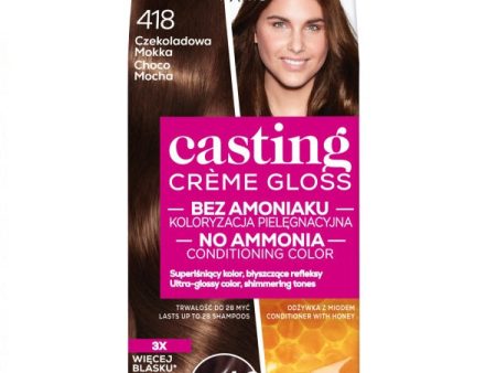 Casting Creme Gloss farba do włosów 418 Czekoladowa Mokka Sale