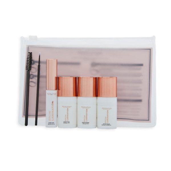 Zestaw Brow Lamination Set Brow Glue klej do brwi 4ml + Brow Lift krem do brwi 5ml + Brow Fix utrwalacz do brwi 5ml + Brow Hydrate nawilżacz do brwi 5ml +  Brush pędzelek x2 Online