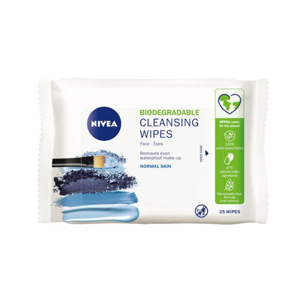 Biodegradable Cleansing Wipes biodegradowalne 3w1 odświeżające chusteczki do demakijażu 25szt. Online now