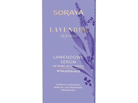 Lavender Essence lawendowe serum wygładzające na twarz szyję i dekolt 30ml Online now