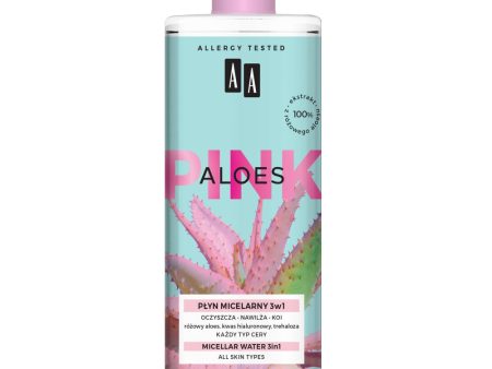 Aloes Pink płyn micelarny 3w1 400ml Online now