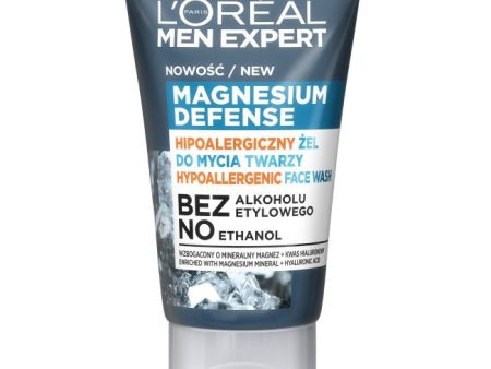 Men Expert Magnesium Defense hipoalergiczny żel do mycia twarzy 100ml Online Sale