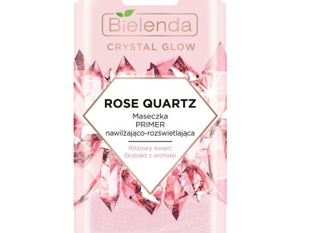 Crystal Glow Rose Quartz maseczka primer nawilżająco-rozświetlająca 8g Online now